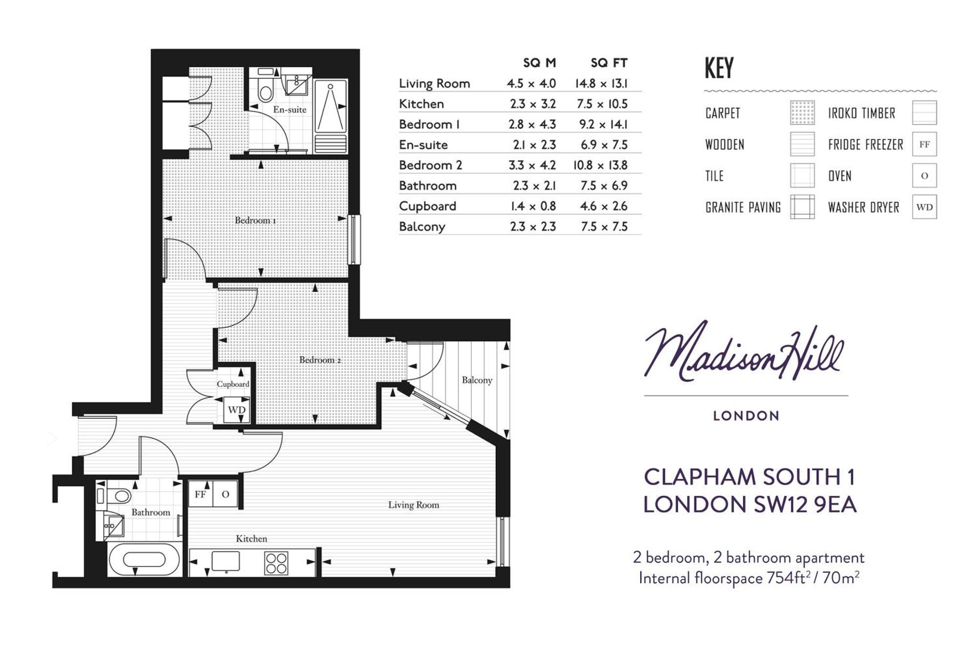 Madison Hill - Clapham South 1 - Two Bedroom Flat London Exterior photo